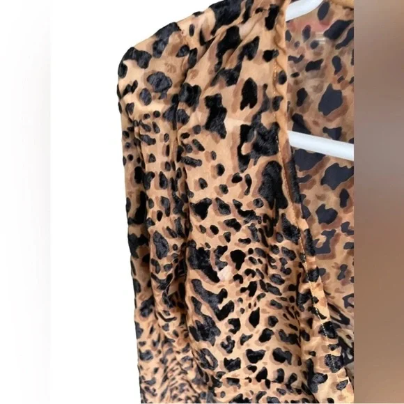 TIGER MIST Leopard Print Top Size XS - Picture 6 of 11